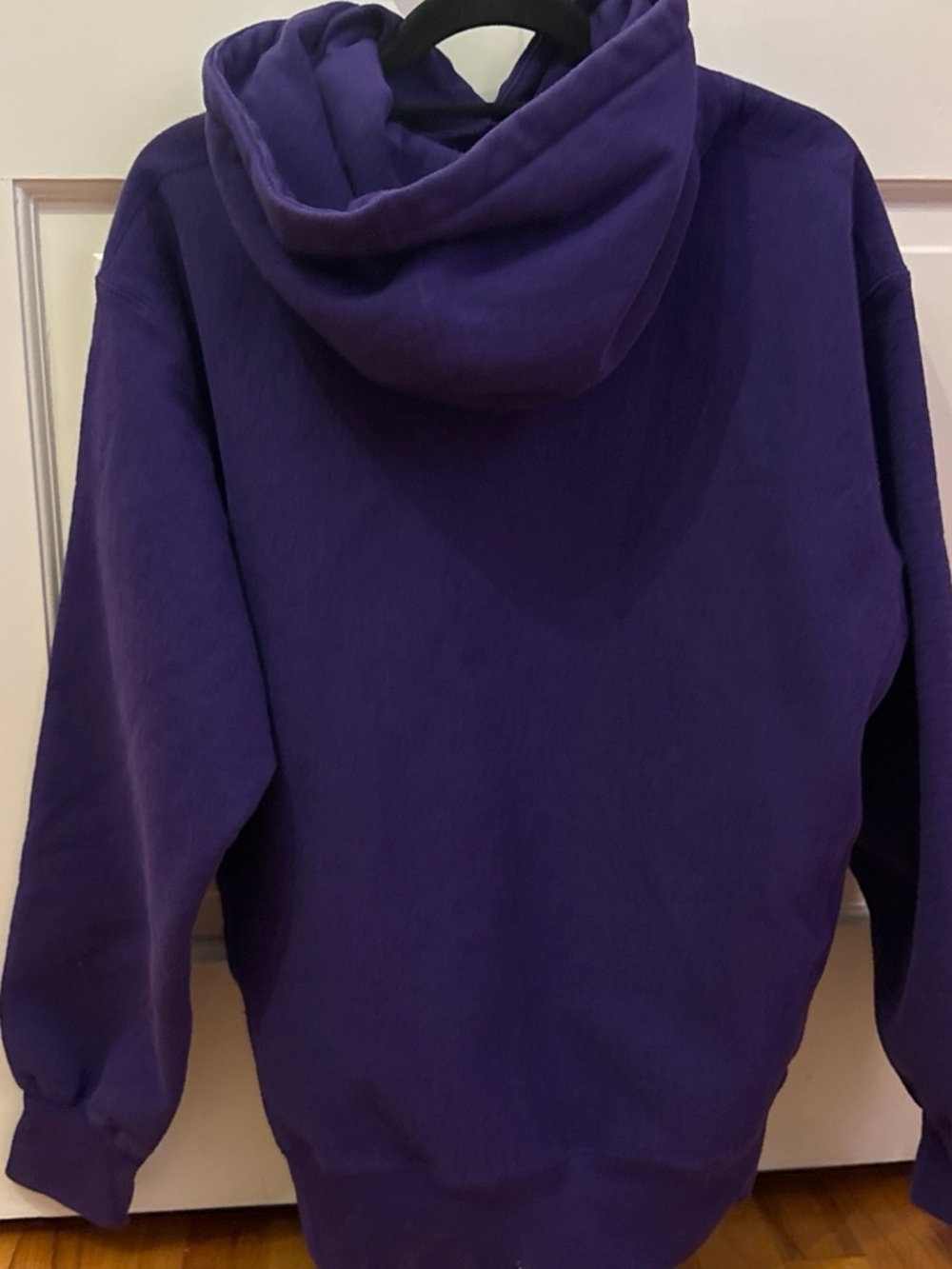 Supreme Purple Hoodie with Red Box Logo - Picture 2 of 5